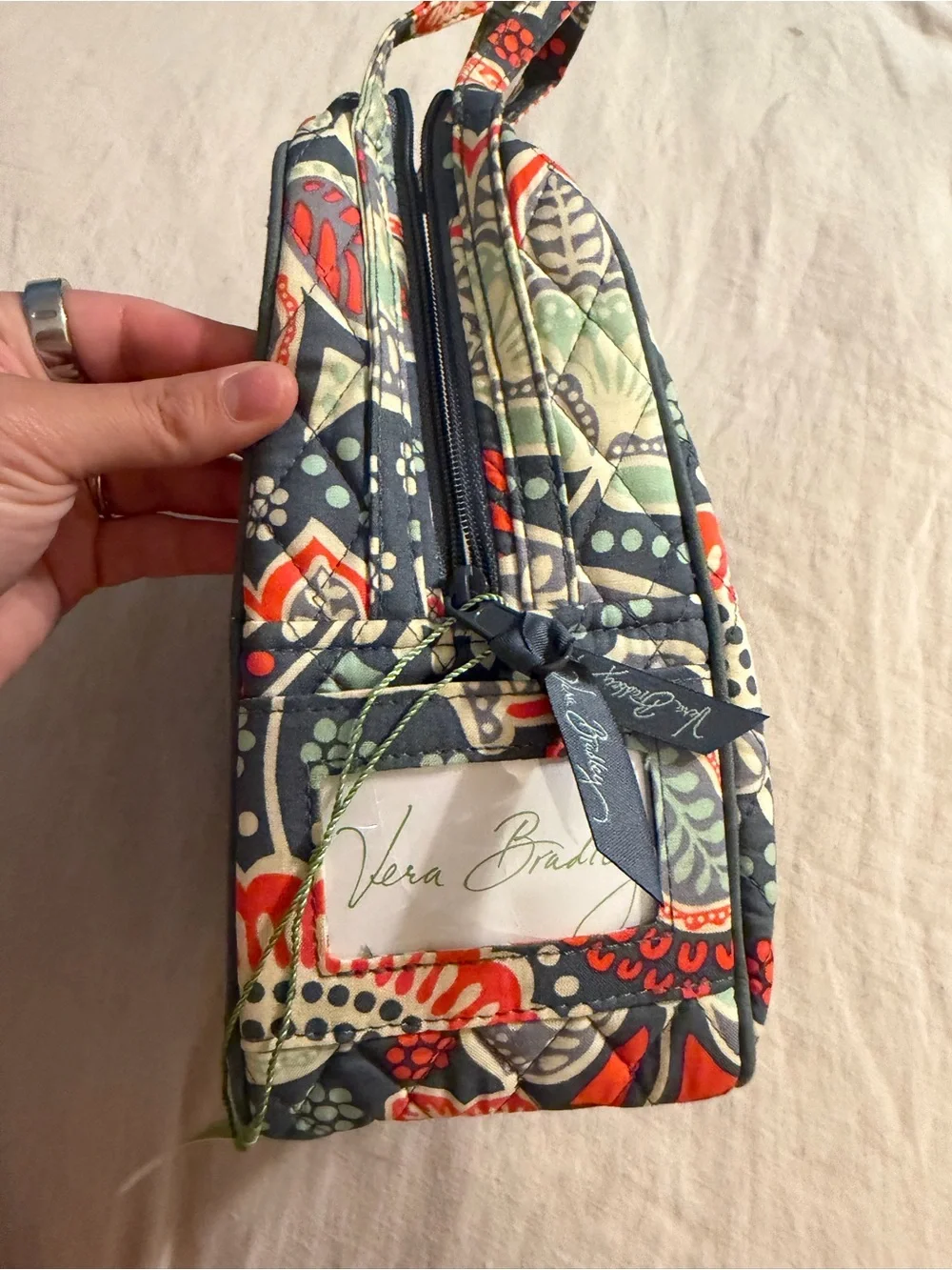 Vera Bradley Floral Quilted Lunch Bag